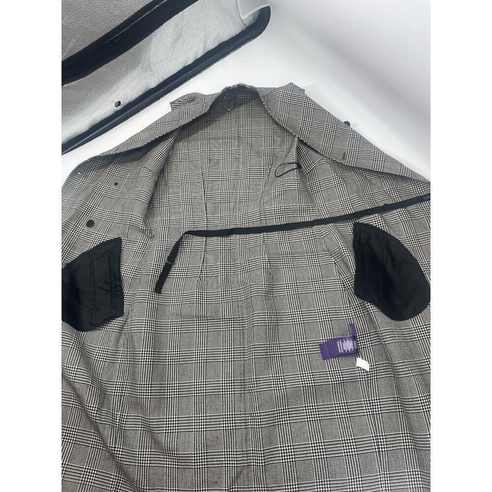Ralph Lauren Collection Purple Label Wool Dress Double-Breasted Classic Plaid 14 - Picture 11 of 12
